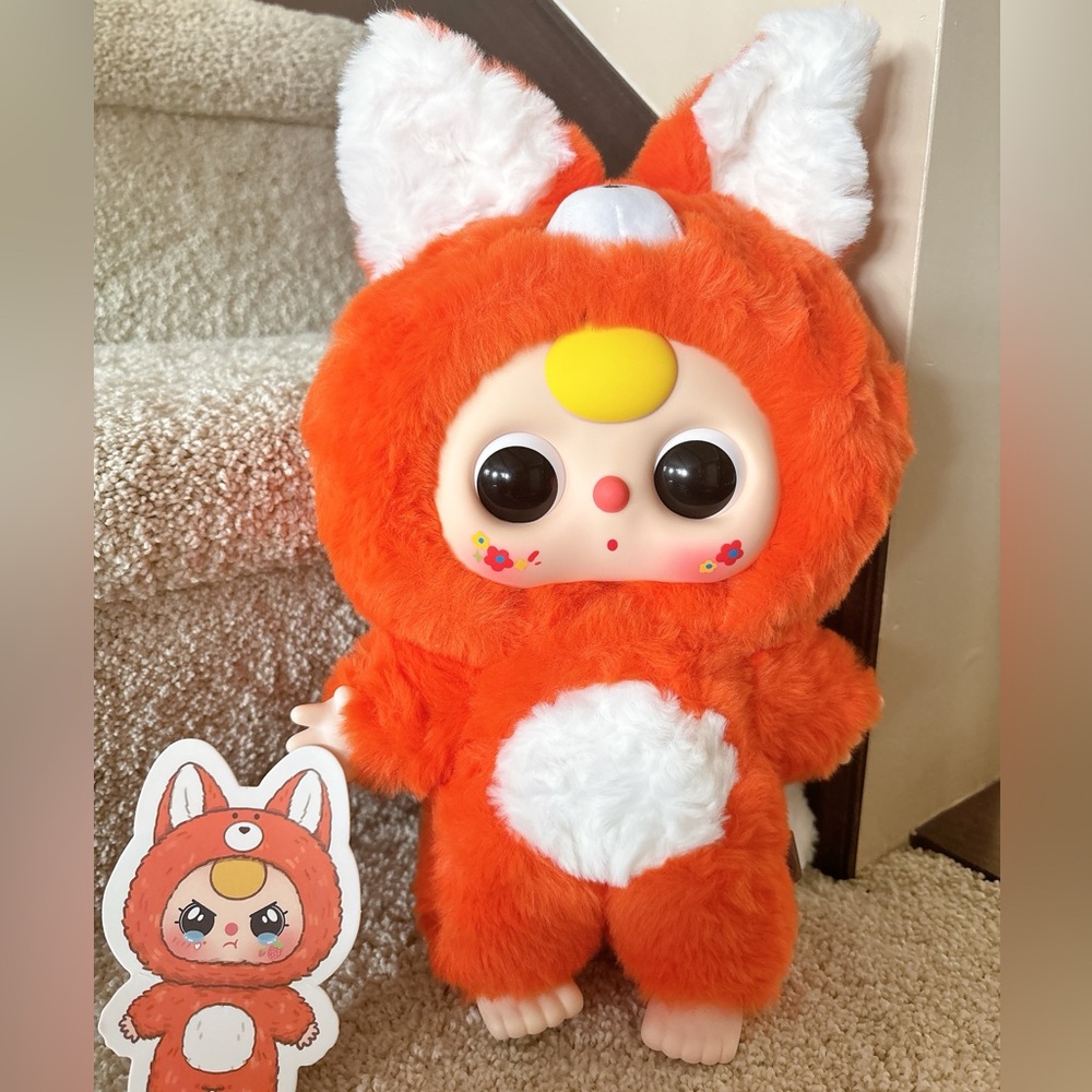 Baby Three 400% Big Plush Fox Animal Series Blind Box | Kawaii Collectible Gift